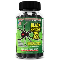 Жиросжигатель Black Spider 25 Ephedra  100 капс.